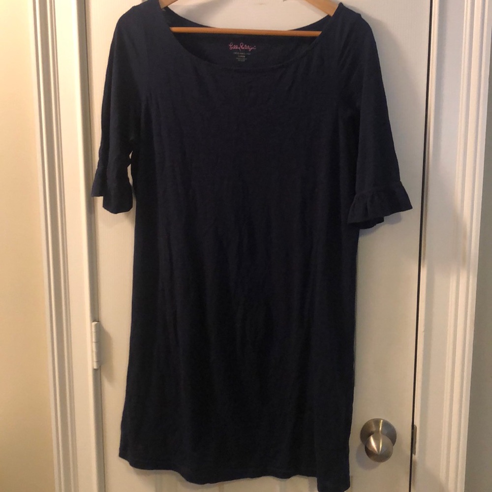 Lilly Pulitzer Navy 100% Pima Cotton Dress